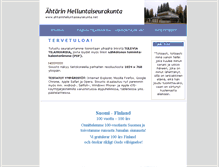 Tablet Screenshot of ahtarinhelluntaiseurakunta.net